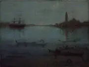 Nocturne in Blue and Silver The Lagoon Venice By James McNeill Whistler