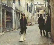 Street in Venice 1882 By John Singer Sargent