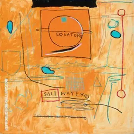 Big Sun By Jean-Michel-Basquiat