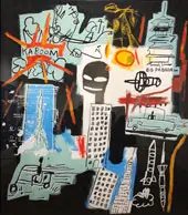 Carbon Oxygen By Jean Michel Basquiat