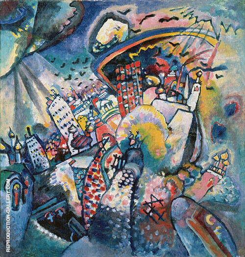 Moscow 1 1916 by Wassily Kandinsky | Oil Painting Reproduction