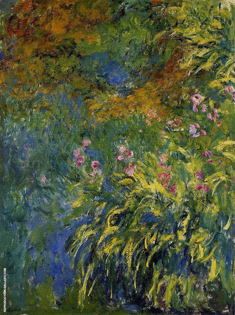 Irises c1917 by Claude Monet | Oil Painting Reproduction