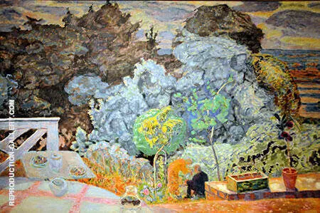 The Terrace 1918 By Pierre Bonnard