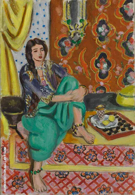 Seated Odalisque By Henri Matisse