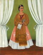 Self Portrait dedicated to Leon Trotsky By Frida Kahlo