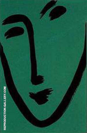 Green Mask 1951 by Henri Matisse | Oil Painting Reproduction