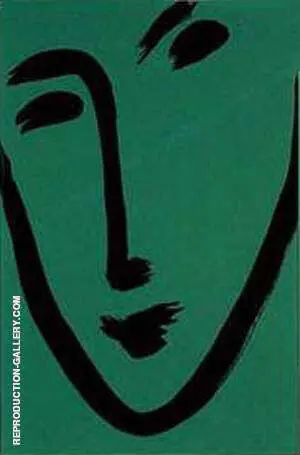Green Mask 1951 By Henri Matisse