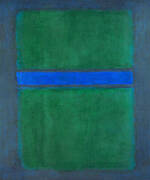 Untitled 582 Green over Blue 1957 By Mark Rothko (Inspired By)