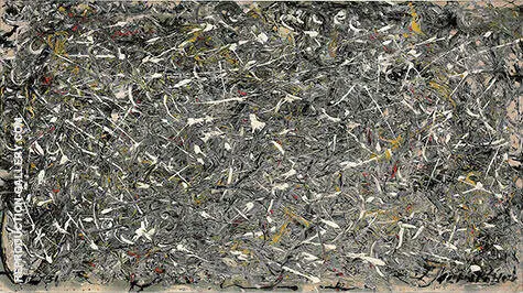 No 28 1951 By Jackson Pollock (Inspired By)