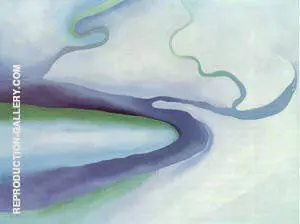 It was Blue and Green 1960 By Georgia O'Keeffe