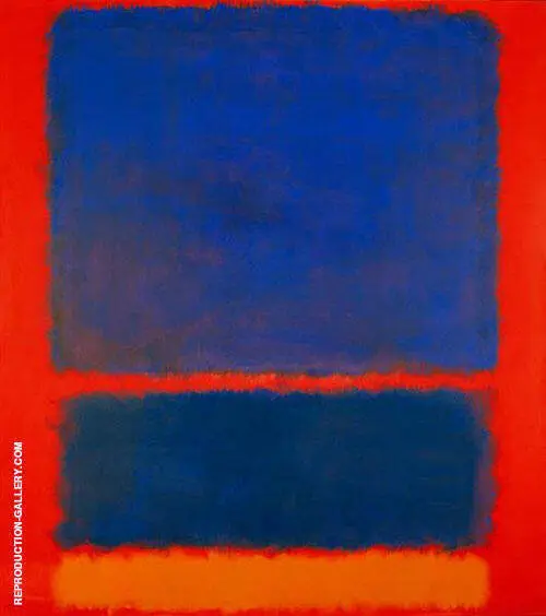 Blue Orange Red 1961 By Mark Rothko (Inspired By)