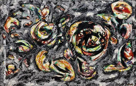 Ocean Greyness 1954 By Jackson Pollock (Inspired By)