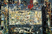 Guardians of the Secret By Jackson Pollock (Inspired By)