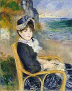 By the Seashore By Pierre Auguste Renoir