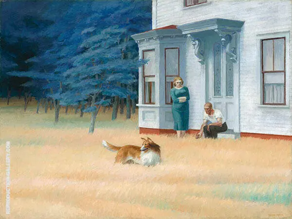Cape Cod Evening By Edward Hopper