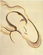 Abstraction IX By Georgia O'Keeffe