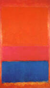 No 1 Untitled Royal Red and Blue 1954 By Mark Rothko (Inspired By)