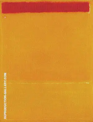 No 8 Yellows and Red By Mark Rothko (Inspired By)
