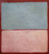 No 9 Blue Pink 1956 By Mark Rothko (Inspired By)