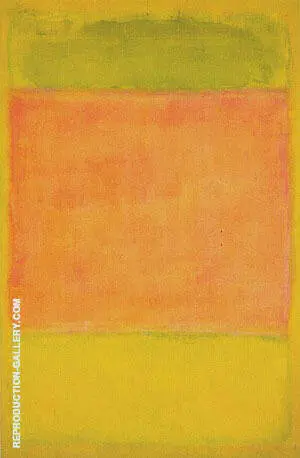 Untitled 1954 Lime By Mark Rothko (Inspired By)