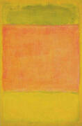 Untitled 1954 Lime By Mark Rothko (Inspired By)