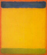 Untitled Blue Yellow Green On Red 1954 By Mark Rothko (Inspired By)