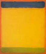 Untitled Blue Yellow Green On Red 1954 By Mark Rothko (Inspired By)