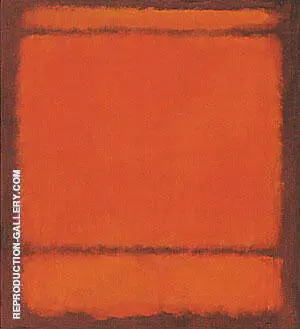 No 210 211 Orange By Mark Rothko (Inspired By)
