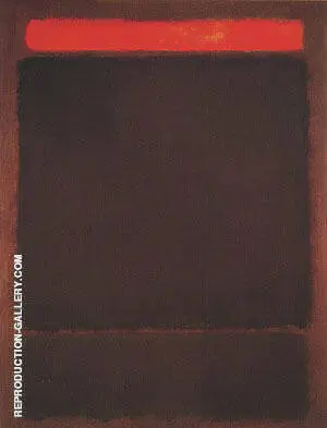 Untitled 1963 Browns with Red By Mark Rothko (Inspired By)