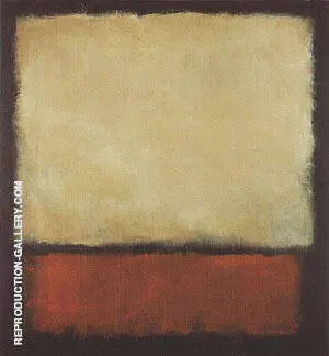 No 7 1963 Dark Brown Gray Orange By Mark Rothko (Inspired By)