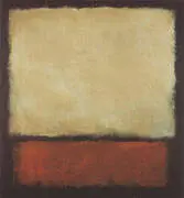 No 7 1963 Dark Brown Gray Orange By Mark Rothko (Inspired By)