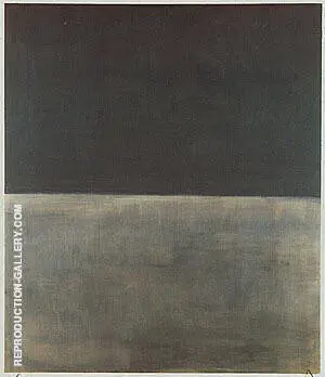 Black on Gray By Mark Rothko (Inspired By)