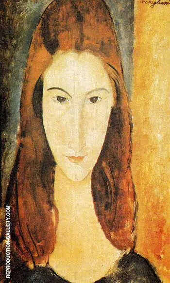 Portrait of Jeanne Hebuterne By Amedeo Modigliani