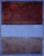 No 61 Brown Blue Brown on Blue 1953 By Mark Rothko (Inspired By)