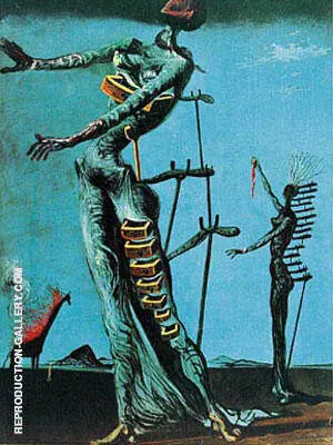 The Burning Giraffe 1937 By Salvador Dali