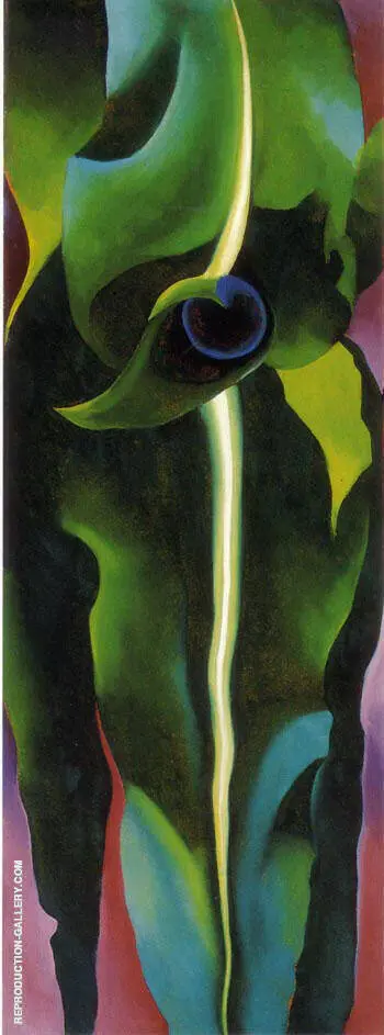 Corn Dark I 1924 By Georgia O'Keeffe