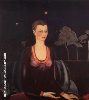 Portrait of Alicia Galant 1927 By Frida Kahlo