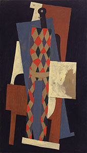 Harlequin 1915 By Pablo Picasso