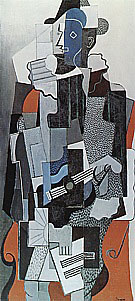 Harlequin 1918 By Pablo Picasso