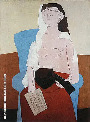 Woman with a Mandolin 1925 By Pablo Picasso