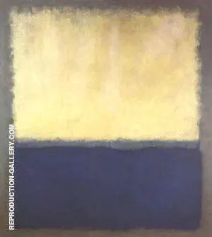 Light Earth and Blue 1954 By Mark Rothko (Inspired By)