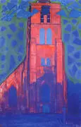 Church near Domburg 1911 By Piet Mondrian
