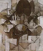 Landscape with Trees By Piet Mondrian
