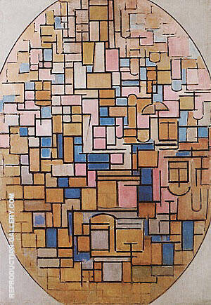 Tableau III, 1914 by Piet Mondrian | Oil Painting Reproduction