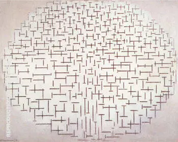 Composition No. 10 Pier and Ocean 1915 By Piet Mondrian