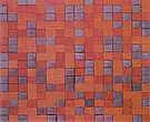 Composition Chequerboard Dark Colours 1919 By Piet Mondrian