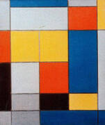 Composition with Red, Blue and Yellowish-Green 1920 By Piet Mondrian