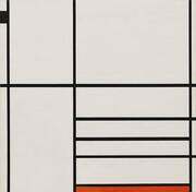 Composition with Red and Black, 1936 By Piet Mondrian