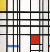 Composition with Red, Yellow and Blue By Piet Mondrian