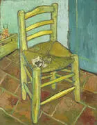 Chair with Pipe 1888 By Vincent van Gogh